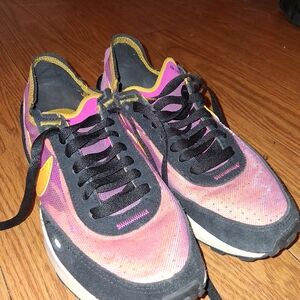 Nike Women's Sneakers - Pink, Black, Yellow